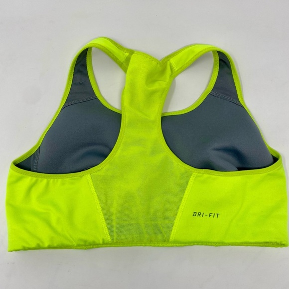 Nike Women's Neon Sports Bra Size Medium - Picture 2 of 5